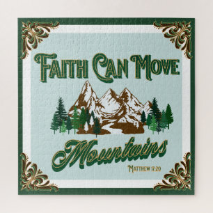 Faith Can Move Mountains Puzzle