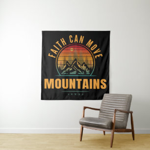 Faith Can Move Mountains Tapestry