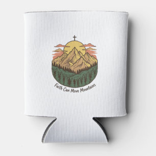 Faith Can Move Mountains Vintage Mountain Shirt (3 Cooler