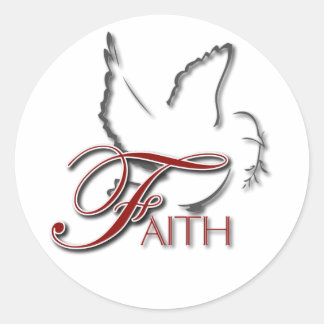 Faith Classic Round Sticker