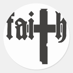 Faith Classic Round Sticker