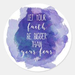 Faith Classic Round Sticker
