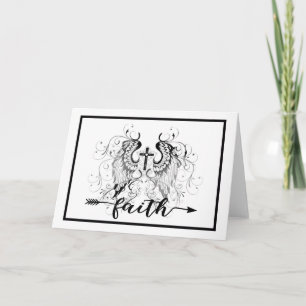 Faith cross card