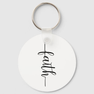 Faith Cross Christian Key Ring