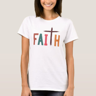 Faith, Cross Design T-Shirt