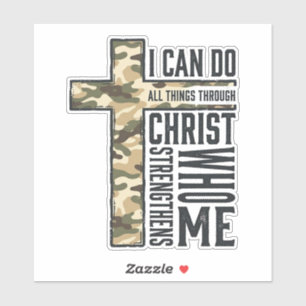 Faith Cross I Can Do All Things Christian Shirt