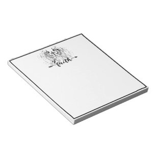 Faith cross notepad
