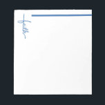 Faith Cross Notepad<br><div class="desc">Notepad is shown in white sheets with a faith cross print.
Customize this item or buy as is.



Licensed Print</div>