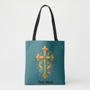 Faith Cross  Tote Bag