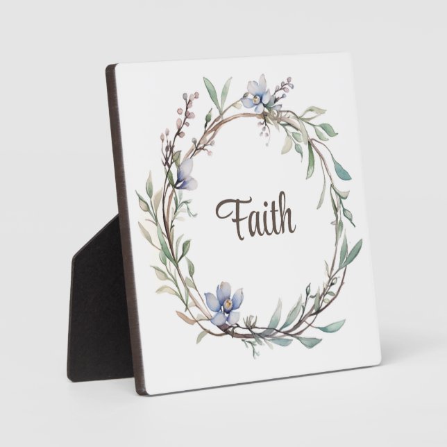 Faith decorative art  plaque (Front)