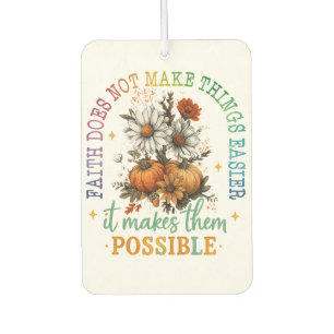 Faith Does Not.... Car Air Freshener