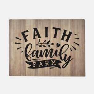 Faith Family Farm Doormat