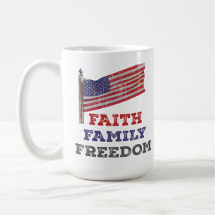 Faith Family Freedom Coffee Mug