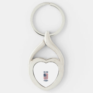 Faith Family Freedom Patriotic Cross USA Flag Vect Key Ring