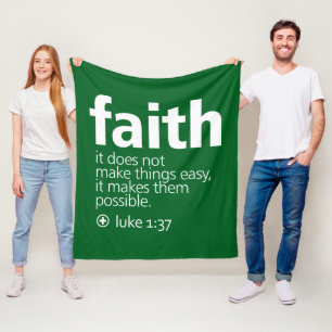 Faith Fleece Blanket