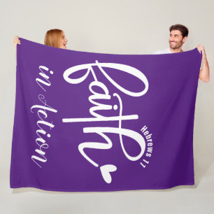Faith - Fleece Blanket, 60"x80" Blanket