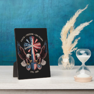 Faith Freedom 250 Years 250th Anniversary USA Plaque