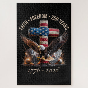 Faith Freedom 250 Years Jigsaw Puzzle