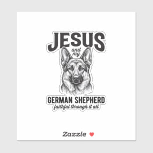 Faith German Shepherd Shirt for Christian Dog Love