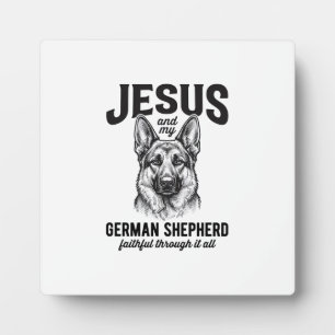 Faith German Shepherd Shirt for Christian Dog Love Plaque