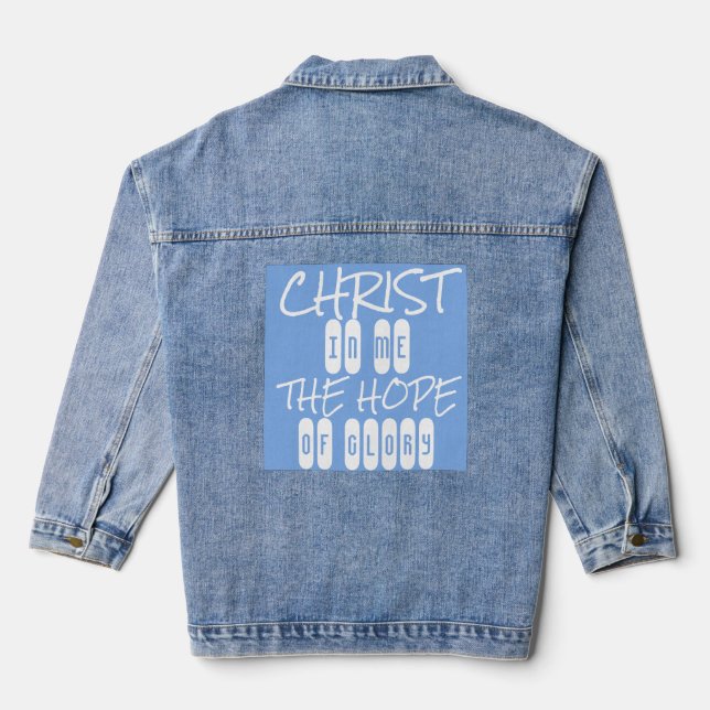 Faith Gifts Collection -  Denim Jacket (Back)