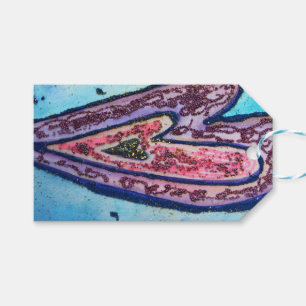 Faith Glitter Hearts Love Custom Card Gift Tags