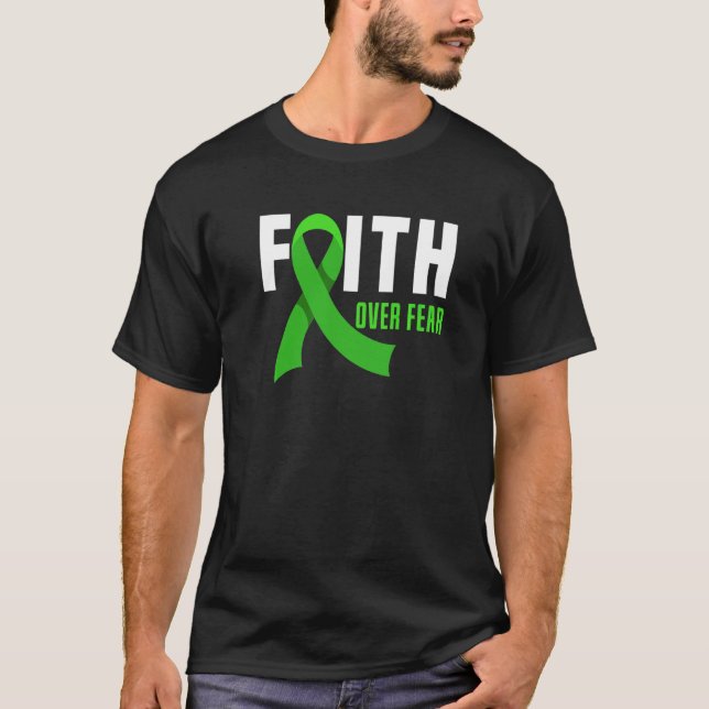 Faith God Fear Traumatic Brain Injury Awareness Tb T-Shirt (Front)
