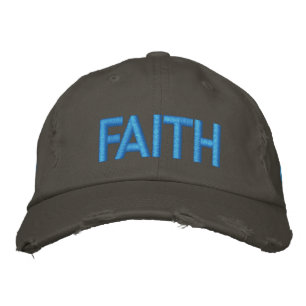 FAITH God Inspiring Words Embroidered Hat