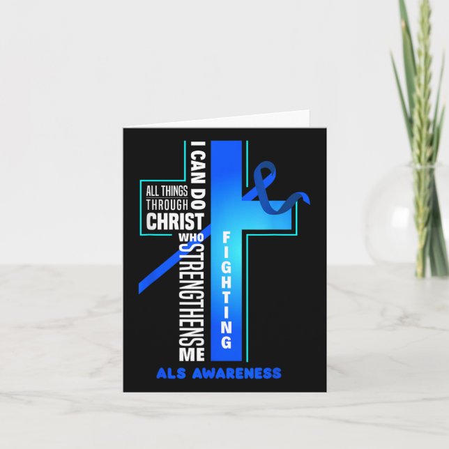 Faith God Jesus Christ Als Warrior Als Fighter Als Card (Front)