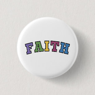 Faith Good Friday Easter   3 Cm Round Badge