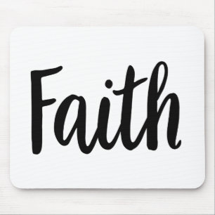Faith Gospel Graphics Aesthetic Christian Quotes Mouse Pad