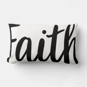 Faith Gospel Graphics Faith Art Aesthetic Christia Lumbar Cushion