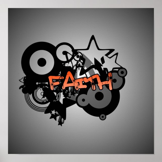 FAITH Graffiti Art Poster (Front)