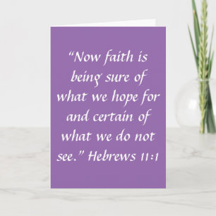 "Faith" Greeting Card (Blank Inside)