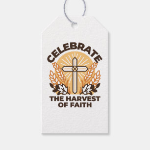 Faith Harvest Celebration – Inspirational Art Gift Tags