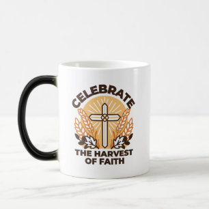 Faith Harvest Celebration – Inspirational Art Magic Mug
