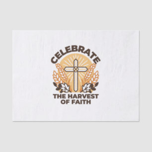 Faith Harvest Celebration – Inspirational Art Tissue Paper