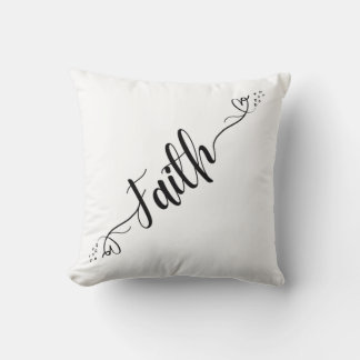 Faith & Hearts  Cushion
