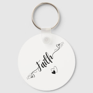 Faith & Hearts Keychain