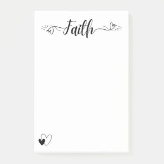 Faith & Hearts  Post-it Notes