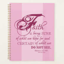 Faith - Hebrews 11:1 8.5" x 11" Planner