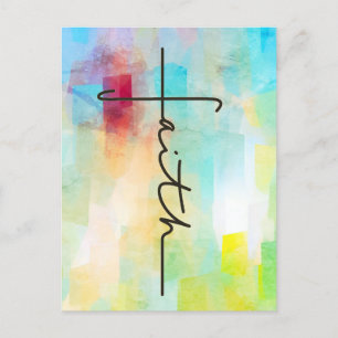 Faith Holiday Postcard