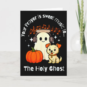 Faith-holy Ghost Music & Prayer For Christian Card