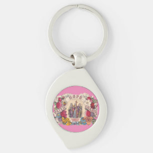 Faith, Hope and Charity Theological virtues Key Ring