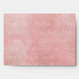 Faith Hope and Love Christian Envelopes
