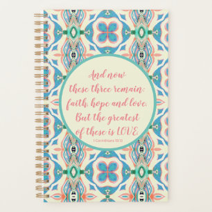 Faith, Hope and Love Planner
