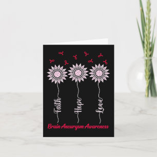 Faith Hope Brain Aneurysm Awareness Month Support Card