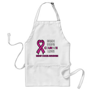 Faith Hope Courage Love...Breast Cancer Standard Apron