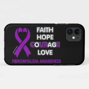 Faith Hope Courage Love...Fibro Case-Mate iPhone Case