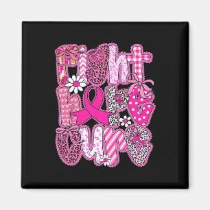 Faith Hope Cure Breast Cancer Awareness Survivor F Magnet